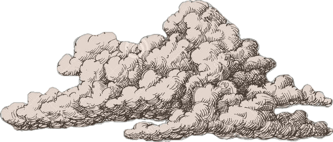 Background cloud halftone element